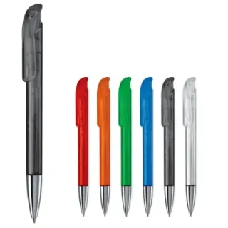 Ball pen Atlas transparent metal tip - LT80827 (gadzety reklamowe)